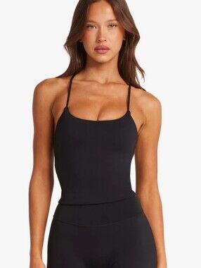 Crop Shop Boutique × Isabelle Mathers Freedom Sculpt Tank - Black, size Small